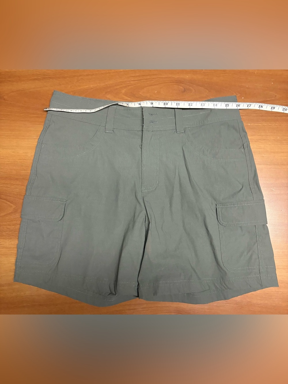 Eddie Bauer Olive Green Cargo Shorts